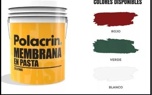 Membrana Liquida  En Pasta Polacrin  Premium  X 4 Litros