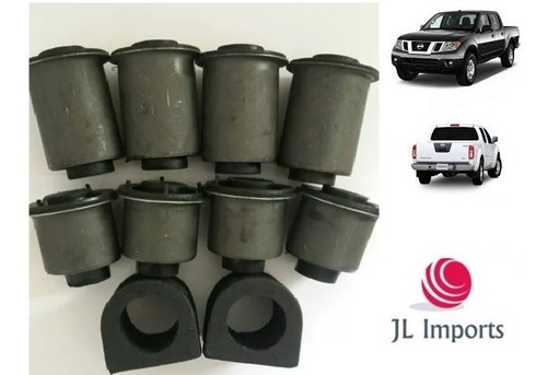 Kit Bucha Bandeja + Barra Nissan Frontier Sel 2008/2014