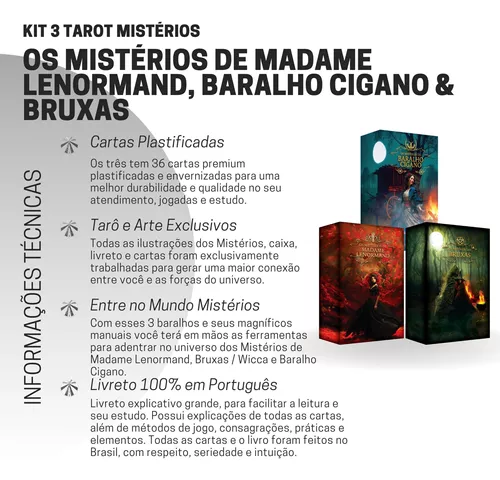 O Baralho Cigano, ou Baralho da Madame Lenormand – Oficina das Bruxas