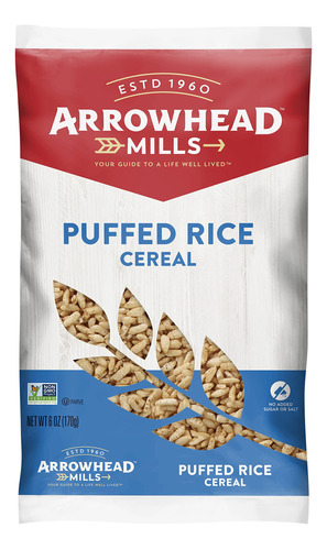 Arrowhead Mills Natural Pastel De Arroz Cereales  -6 oz