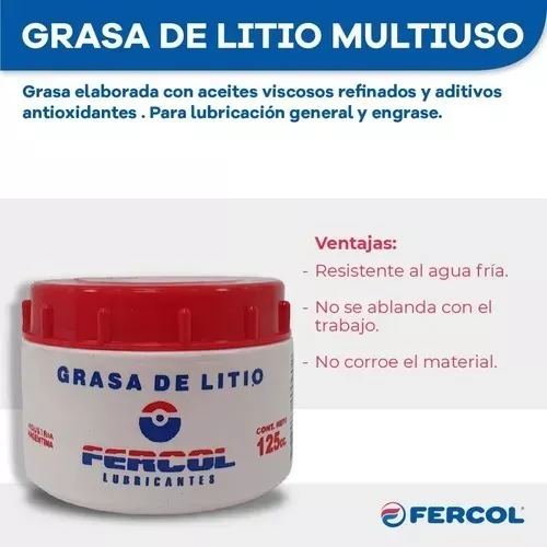 Lubricantes Grasa De Litio