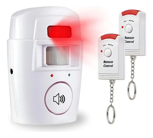 Kit Alarme Residencial Sem Fio Com Sensor E Controles