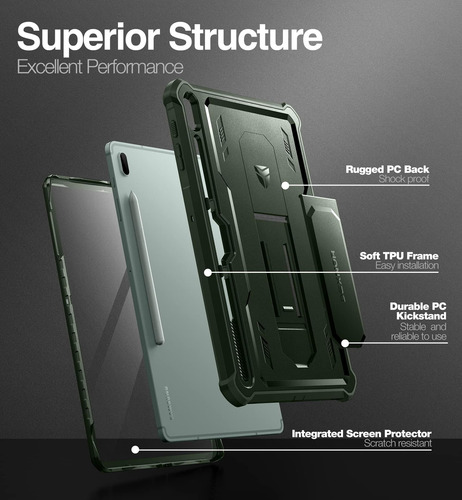 Case Dexnor Para Samsung Galaxy Tab S8 Tab S7 Más Pulgada, [