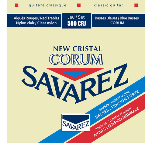 Cuerdas Guitarra Clasica Criolla Savarez 500crj Normal Alta