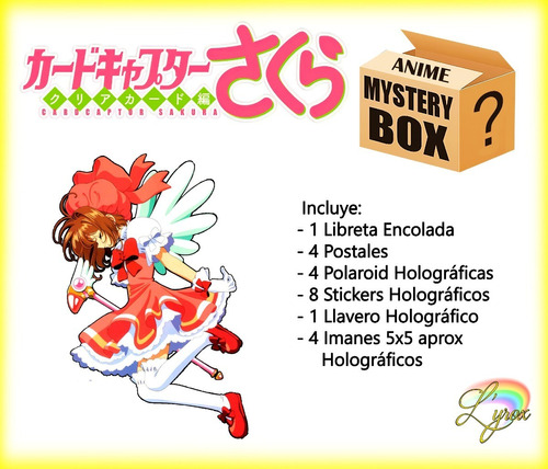 Sakura Card Captors Caja Misteriosa Mystery Box Exclusiva 