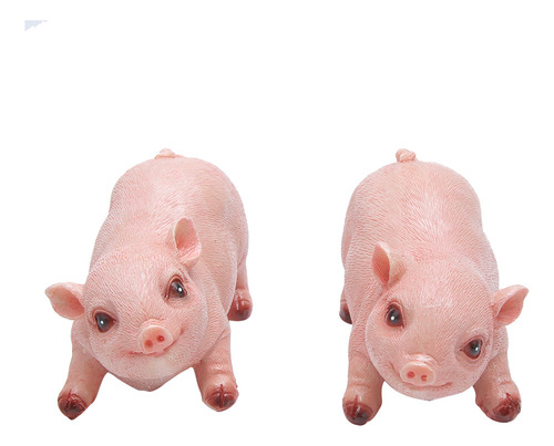 Minifiguritas De Cerdo Para Decoración De Jardín