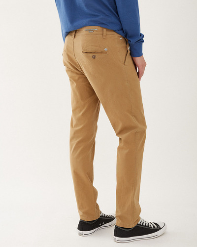 Pantalón Taverniti Chino Gabardina Elastizado Talle Especial
