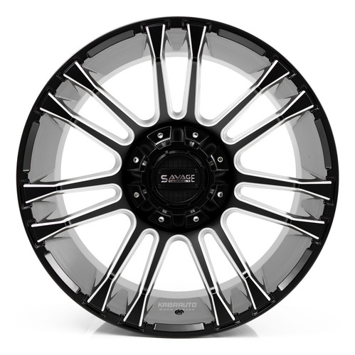 Rodas 22 8x165 Dodge Ram Off Road Off Set Negativo Tala 10 Cor Preto Com Diamantado
