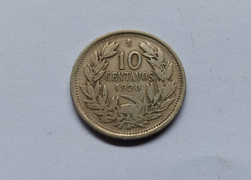 Moneda De 10 Centavos Año 1920