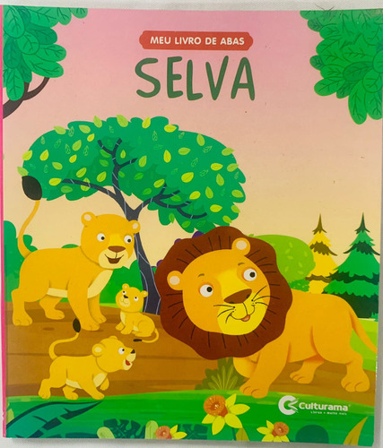 Livro Meu Livro De Abas - Selva, De Culturama. Editorial Culturama Editora E Distribuidora Ltda, Tapa Capa Comum En Português, 2023