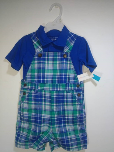 Conjunto De Braga Y Chemise Para Niño Wonder Kids 24 Meses