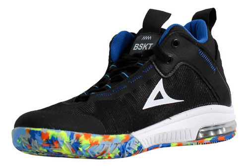 Tenis Basquetbol Hombre Pirma 2011 Anderson Negro Blanco Rey