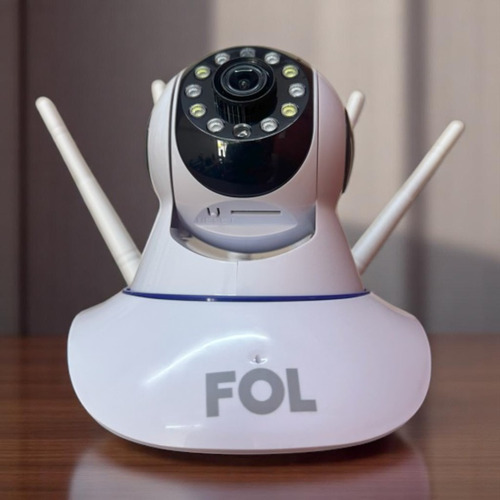 Cámara De Seguridad Fol Fc-ak002 Wifi 2mp Color Blanco Blanco