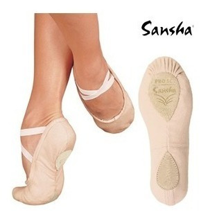 Imagen 5 de 8 de Zapatillas De Ballet Danza Importadas Sansha De Lona