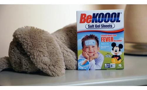 Adesivos De Gel Bekool P/ Alívio Da Febre C /6 Adesivos Eua