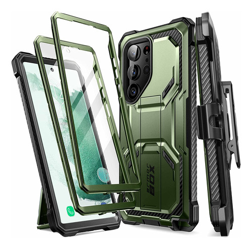 Funda Con 2 Micas I-blason Armorbox For Galaxy S23 Ultra