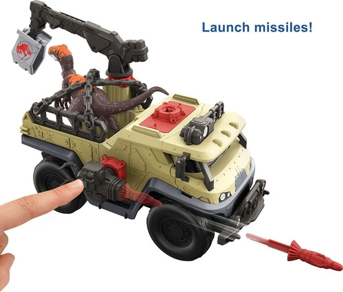 Jurassic World Dominion Camion De Captura De Velociraptor