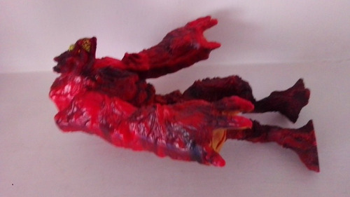 Figura Max Steel Elementor Roca Volcanica Rojo 2008 33cm (Usado)
