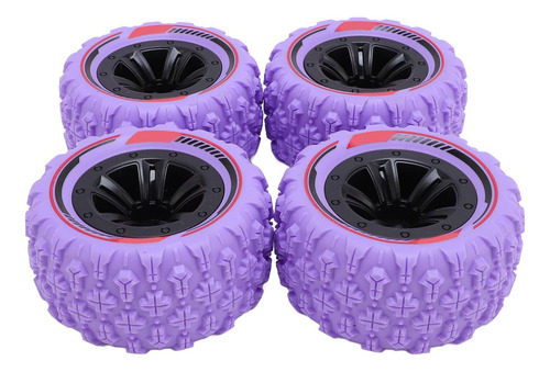 Juego De Neumáticos Violet Rc Para Ruedas De Coche, 4 Unidad