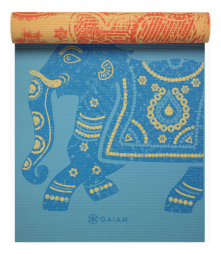 Mat De Yoga 6mm Elephant Reversible Usa Eco Gaiam