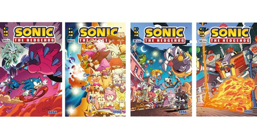 Imagen 1 de 5 de Sonic The Hedgehog Pack 4 Tomos (29-30-31-32)