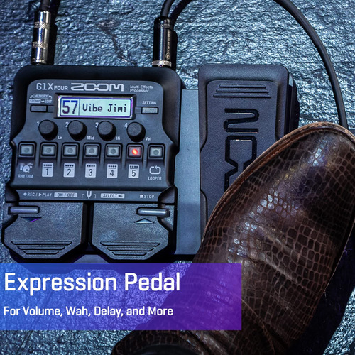 Procesador Multiefectos Para Guitarra Zoom G1x Four Con Expr