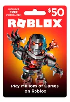 Comprar Tarjeta Regalo Digital Roblox 50 Usd - Entrega Inmediata