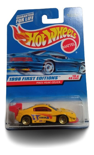 Hot Wheels Pikes Peak Celica Primera Edicion 1998 Vintage