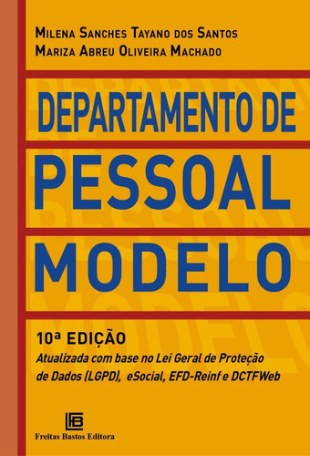 Departamento De Pessoal Modelo, De Mariza Abreu Oliveira Machado. Editora Freitas Bastos Em Português