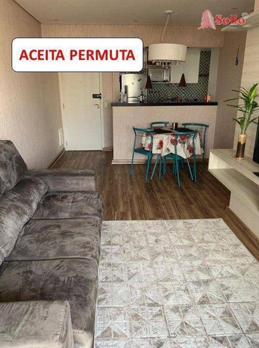 Imagem 1 de 30 de Condomínio Autêntico Apartamento Com 3 Dormitórios À Venda, 71 M² Por R$ 499.900 - Vila Augusta - Guarulhos/sp - Ap0747