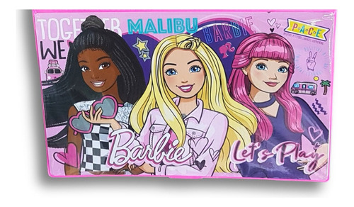 Estojo Pintura Infantil 86 Peças Canetinhas Giz Lápis Barbie