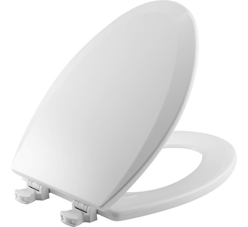 Asiento De Inodoro, 1 Paquete Alargado, Blanco - 1