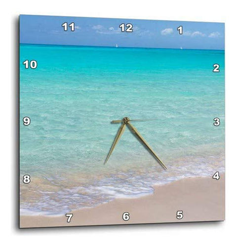 3d Rose Bahamas - Little Exuma Island. Reloj De Pared Par