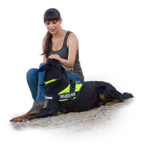 Imagen 4 de 5 de Julius K-9 Nuevas Pechera Perros Neon , Original, 14-25 Kg