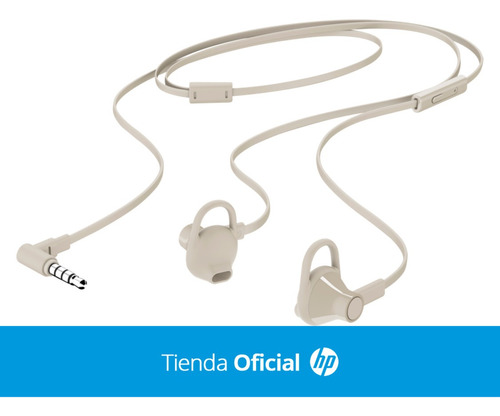 Auriculares Auricular Hp In Ear 3.5 Mm Hp 100 J Gold Dorado