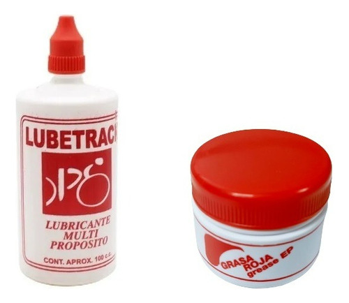 Kit Lubricante Cadena Y Grasa Roja Multiproposito Bicicletas