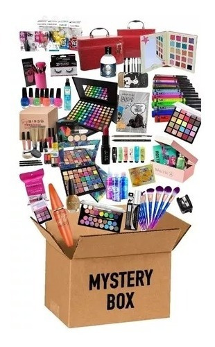 Caja Misteriosa  De Mujer Maquillaje + 110 Piezas Sorpresas 