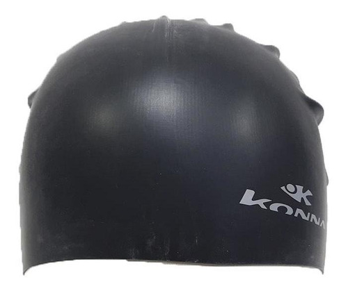 Konna Gorra De Silicona Unisex - Lisa - Negro