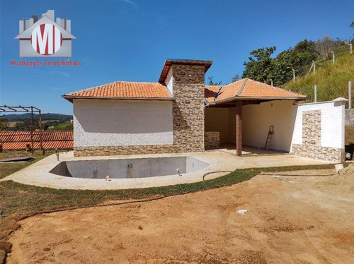 Imagem 1 de 30 de Linda Edícula, Construção Nova, Com 1 Dormitório, Área Gourmet, Piscina, Jardim, Lago, À Venda, 800 M² Por R$ 270.000 - Zona Rural - Pinhalzinho/sp - Ch0934