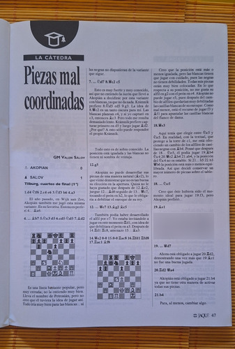 Ajedrez, Revista Jaque (1994), Anand, Kamsky Y Salov