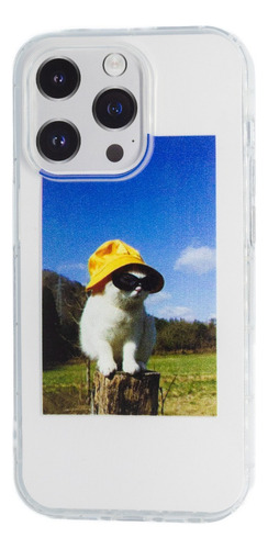 Case Para iPhone Gato Cool - Funda Protectora