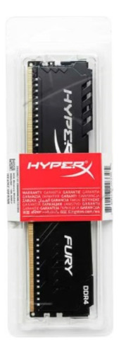 Memoria Ram Kingston Hyperx Fury 8gb Ddr4 3200mhz Negro