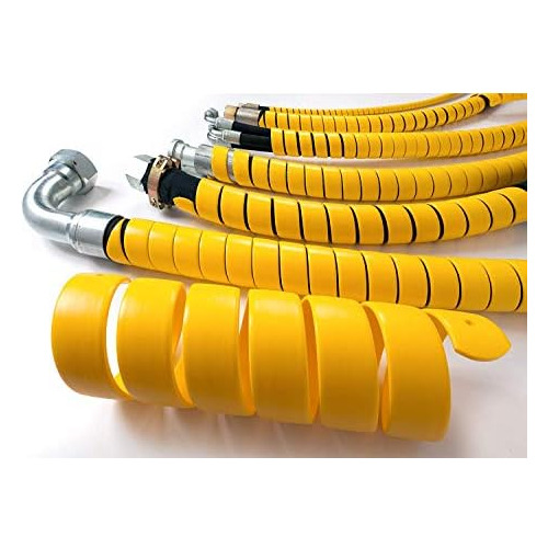 Funda De Espiral De Plástico Flexible Hdpe De 1/2 PuLG...