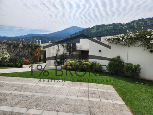 Increible Casa En Exclusivo Condominio De Lo Barnechea