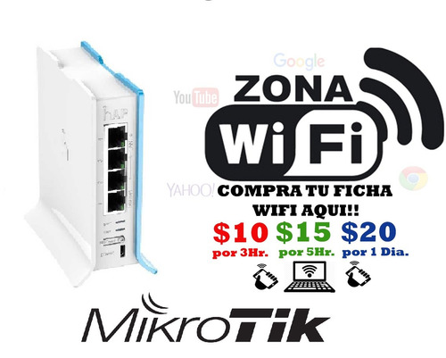 Venda Internet Wifi Con Fichas De Prepago Hotspot Mikrotik