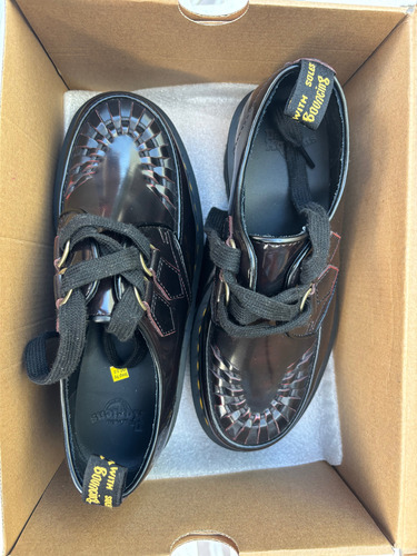 Zapatos Dr.martens Cuero. Suela De Polivinilo Cherry Red 38
