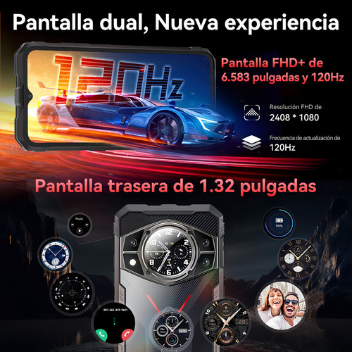 Cubot King Kong Ax Dual Sim 256 Gb Preto 12 Gb Ram Preto