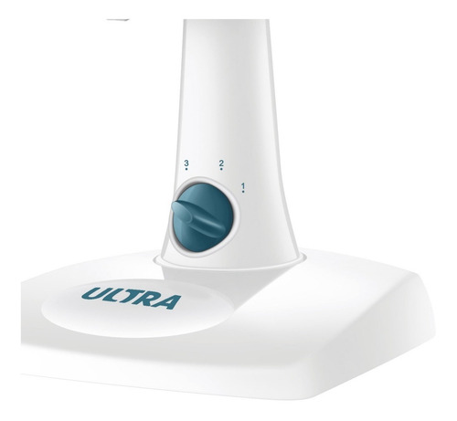 Ventilador de mesa Ultra V-30-6P branco com 6 pás cor azul-petróleo, 30 cm de diâmetro 220 V