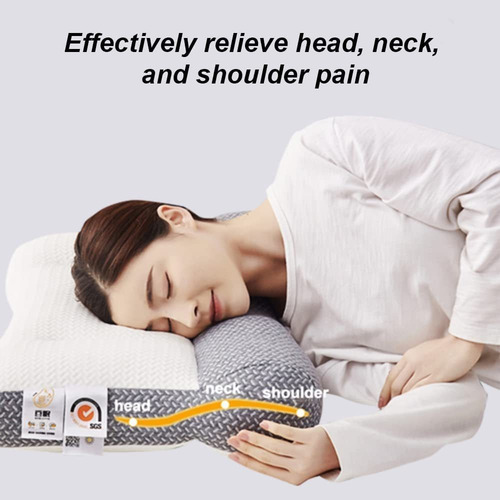 Imagen 5 de 9 de Cojín Superergonómico, Almohada De Contorno De Tracción
