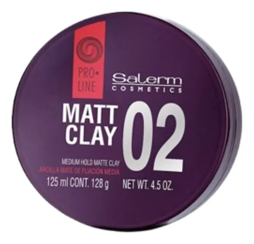 Salerm Matt Clay 02 Medium 125m - mL a $70000